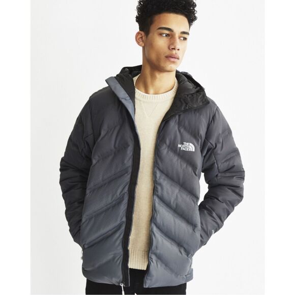 The North Face Fuseform Dot Matrix 700 Down Jacket, Black Gray, Men’s Large - Picture 2 of 12